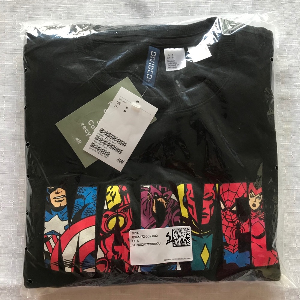 Men’s MARVEL Sweatshirt S,M,L,XL,XXL NEW With Tag - Picture 6 of 6